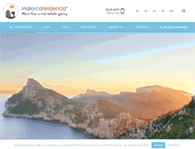 Tablet Screenshot of mallorcaresidencia.com